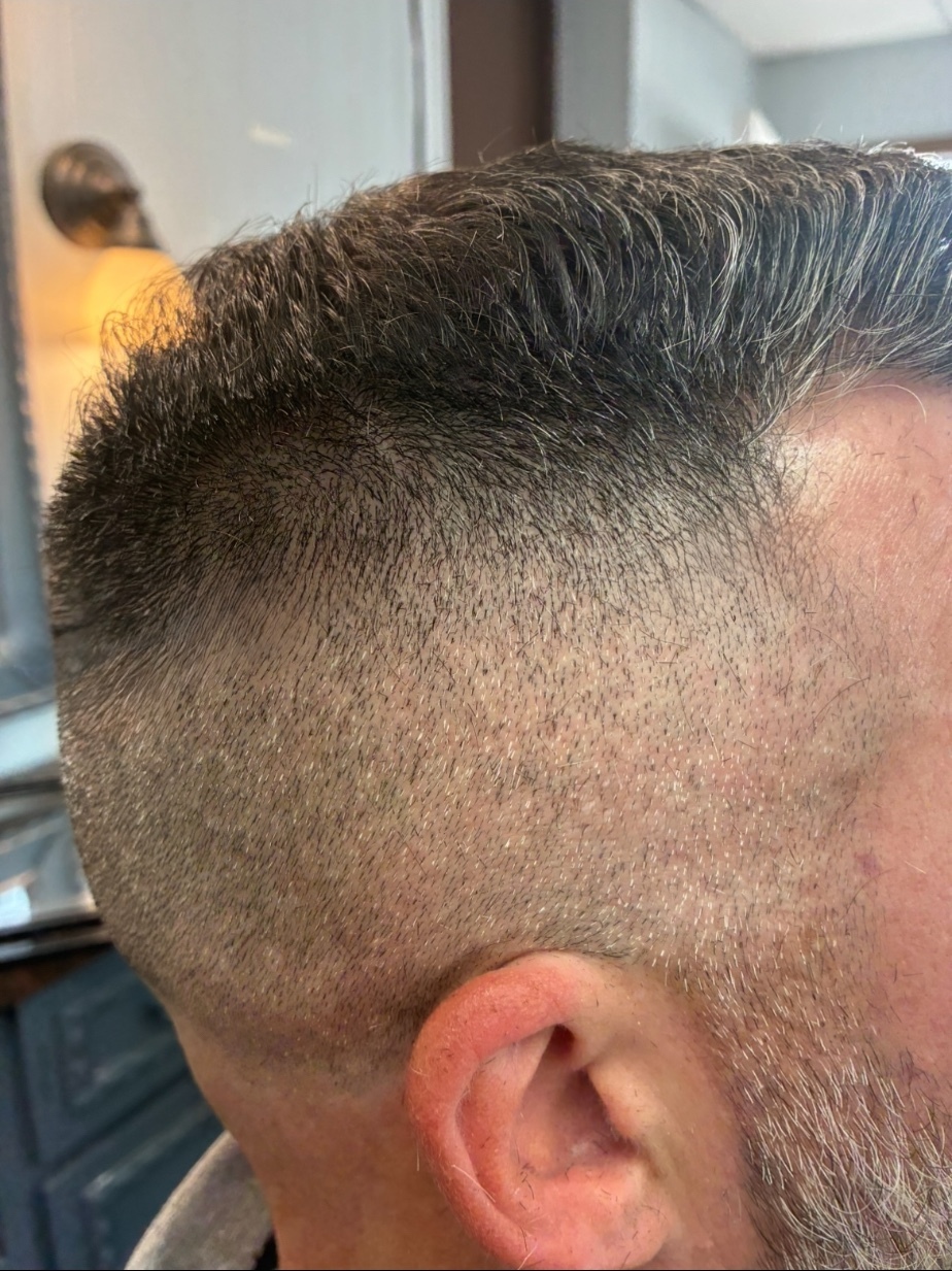 Clean taper fade haircut - Grandville Barbershop